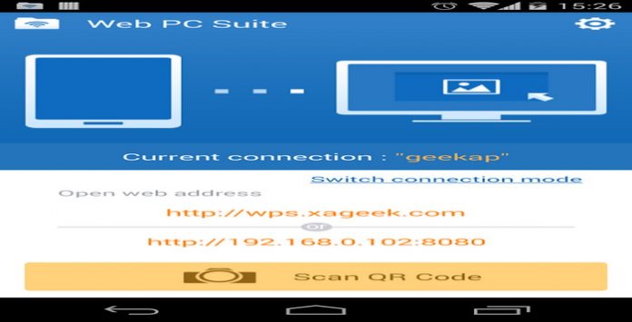 Transfer Data Menggunakan Wifi Android Ke Komputer Web PC Suite
