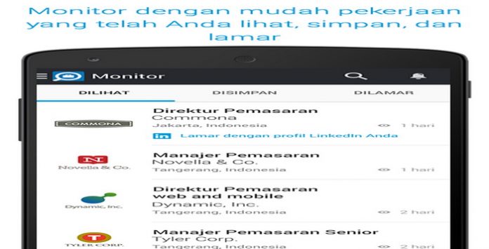 5 Aplikasi Android Lowongan Kerja Terbaik Untuk Mencari Kerja