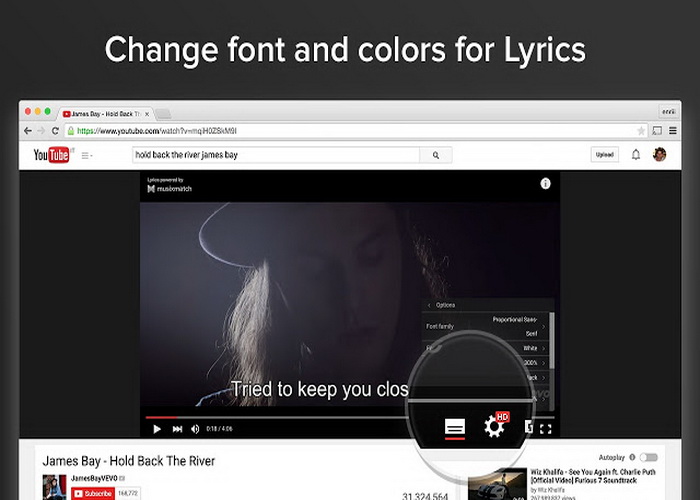 5 Aplikasi Lirik Lagu Video Youtube Dengan Browser Chrome-A