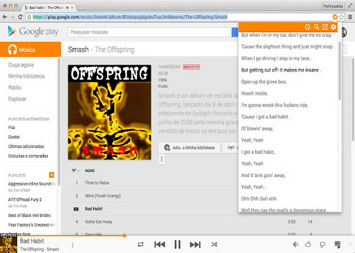 5 Aplikasi Lirik Lagu Video Youtube Dengan Browser Chrome-B