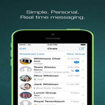 Aplikasi Pesan Teks SMS Chatting Terbaik iPhone 2014_G