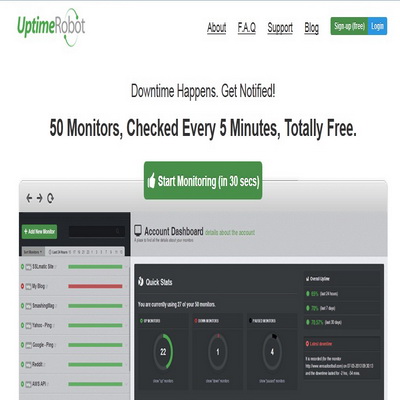 Aplikasi Website Untuk Monitoring Uptime Downtime Website_D