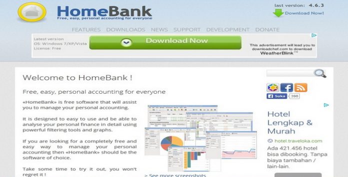 HomeBank - Software Akuntansi Pribadi Mengelola Keuangan