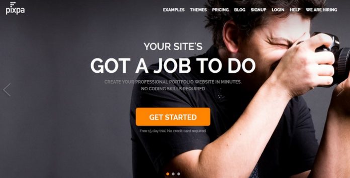 Membuat Situs Website Portofolio Fotografer Dan Desainer - Pixpa