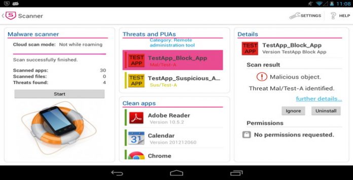 Menghapus Virus Android Dengan Sophos Security