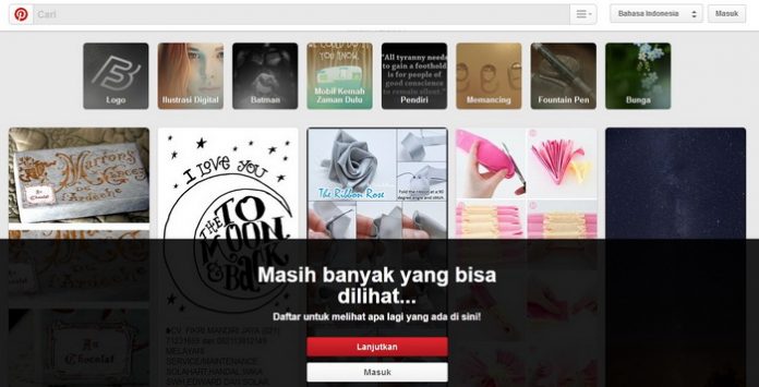 Situs Web Gratis Seperti Pinterest Untuk Website Berbagi Foto