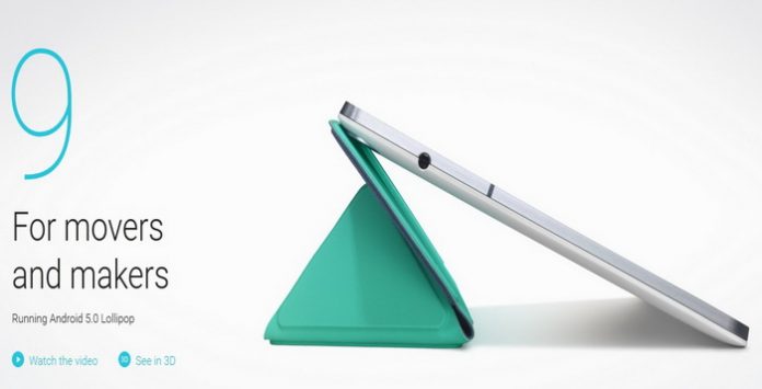 Spesifikasi Detail Tablet Google Nexus 9 Terbaru Spesifikasi Detail Tablet Google Nexus 9 Terbaru